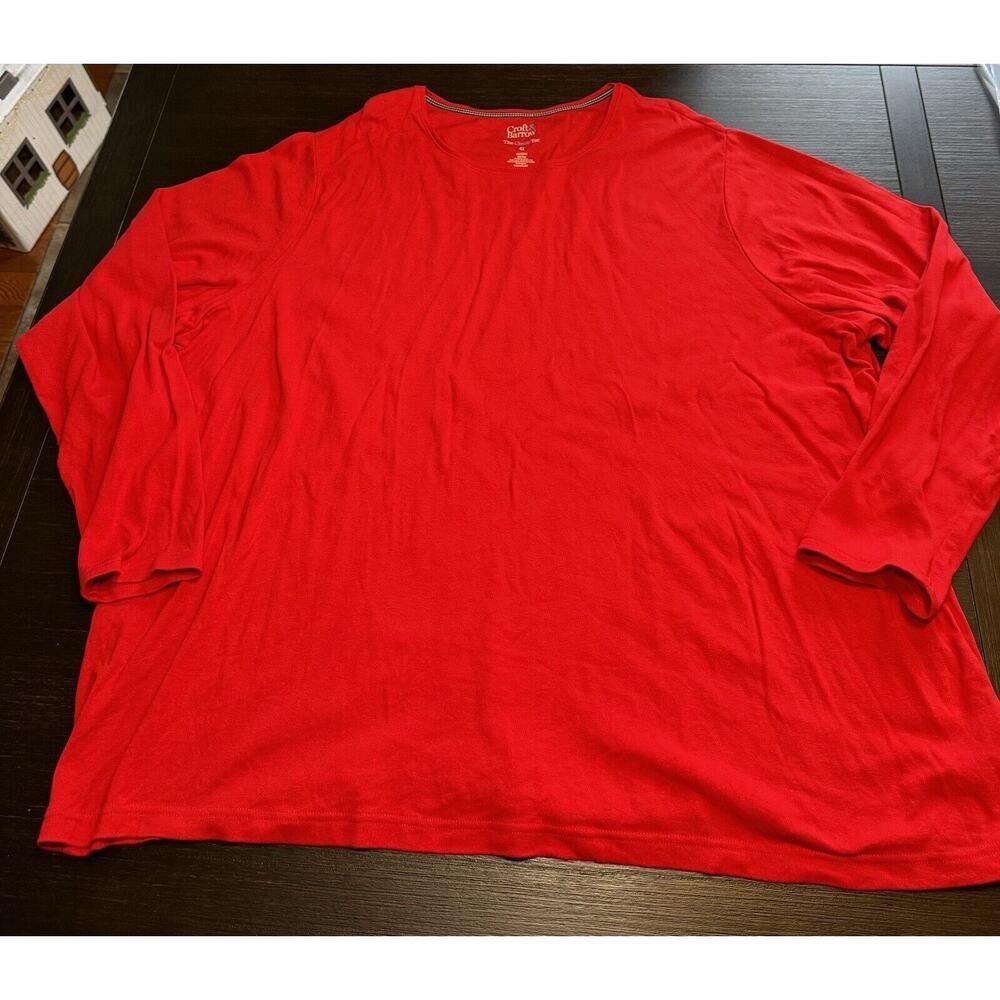 Croft & Barrow Classic Tee Mock Neck Red Woman’s Size 4x